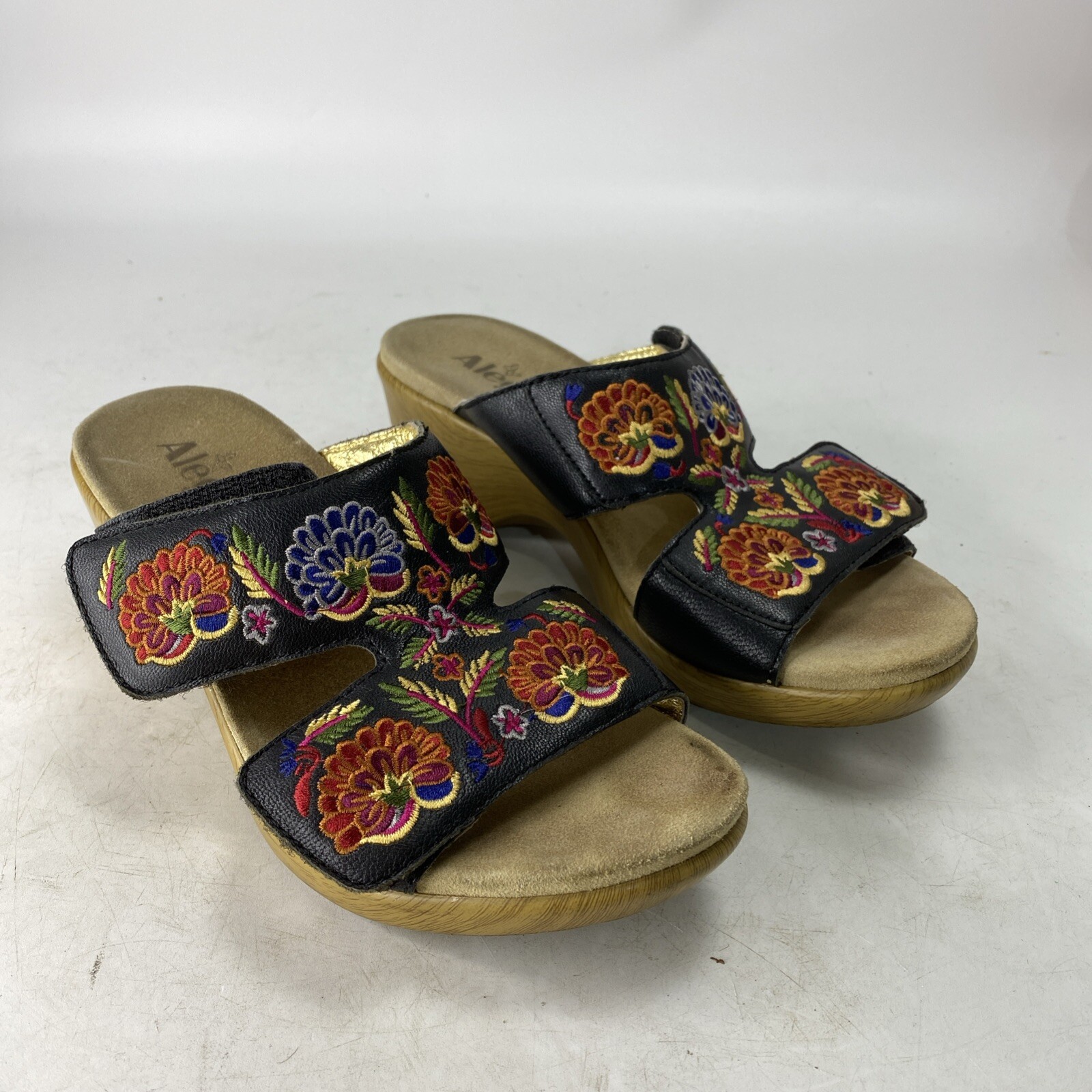 Allegra by PG Lite clog sandals Women’s US 8 EU 39 LIN-601N Floral Design Cruise