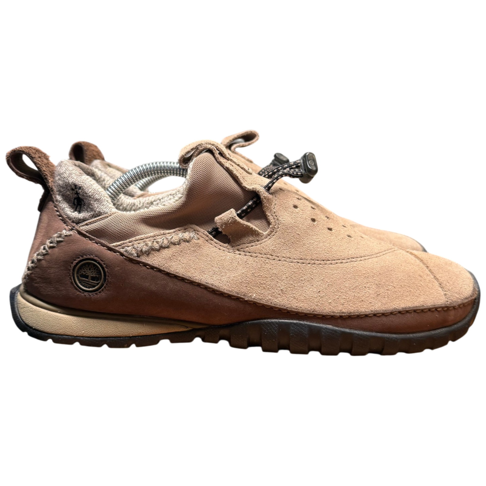 TIMBERLAND X Smartwool Power Lounger Women’s 9 Brown Suede Slip On Casual Shoes