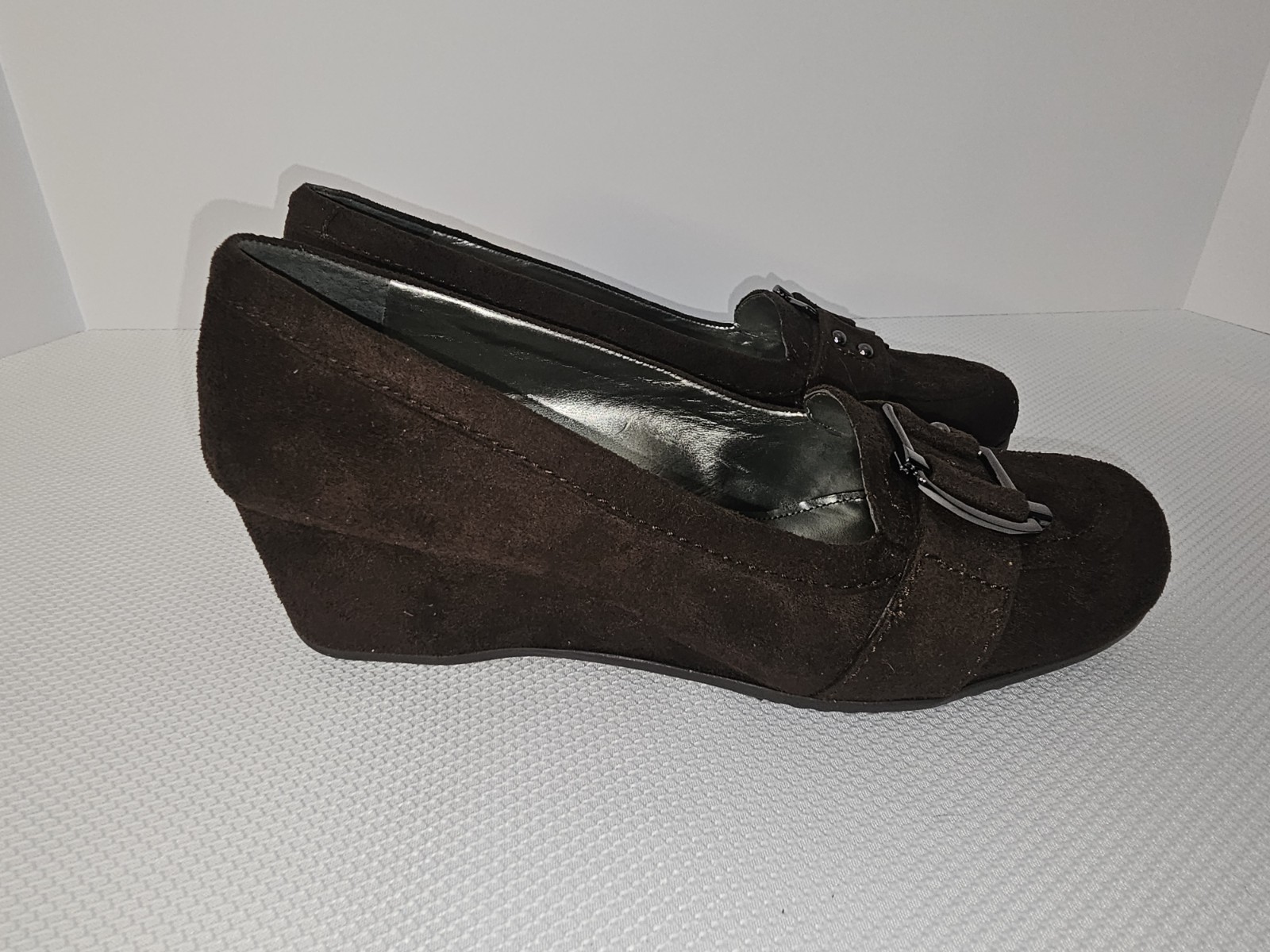 Marc Fisher Women’s Atlas2 -Brown- Wedge Loafers/Heels Sz 9 M – NIB*, NEVER USED