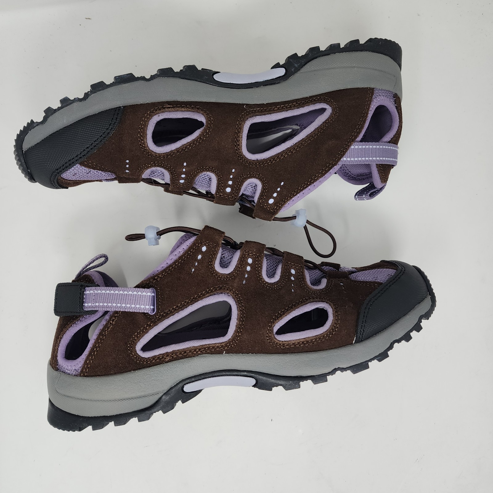 Lands End Beach Trekker Womens 10 Brown Water Shoes Comfort Summer