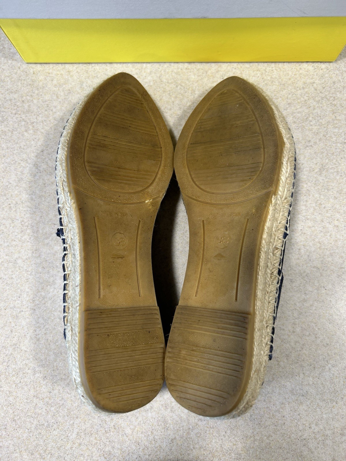 Boden Claire Espadrilles Blue Suede EU Size 38 US Size 7 NIB Coastal Beachy