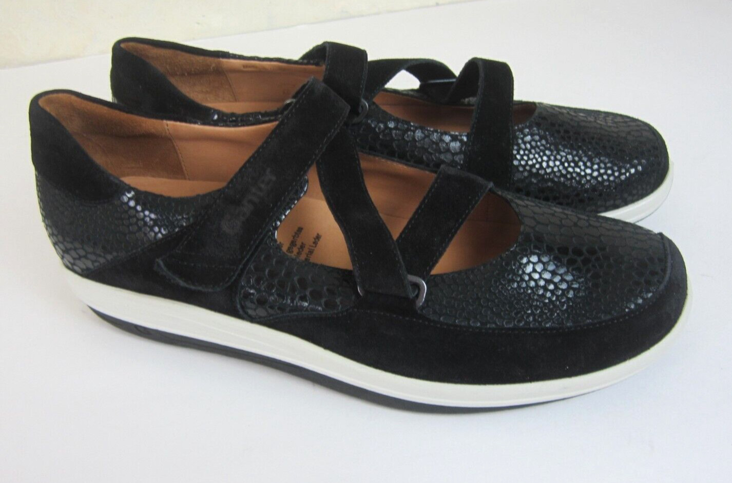 NEW Ganter Gisa Black Nubuck Mary Jane Shoes Women’s 9.5 US 7.5 UK 40.5 EUR