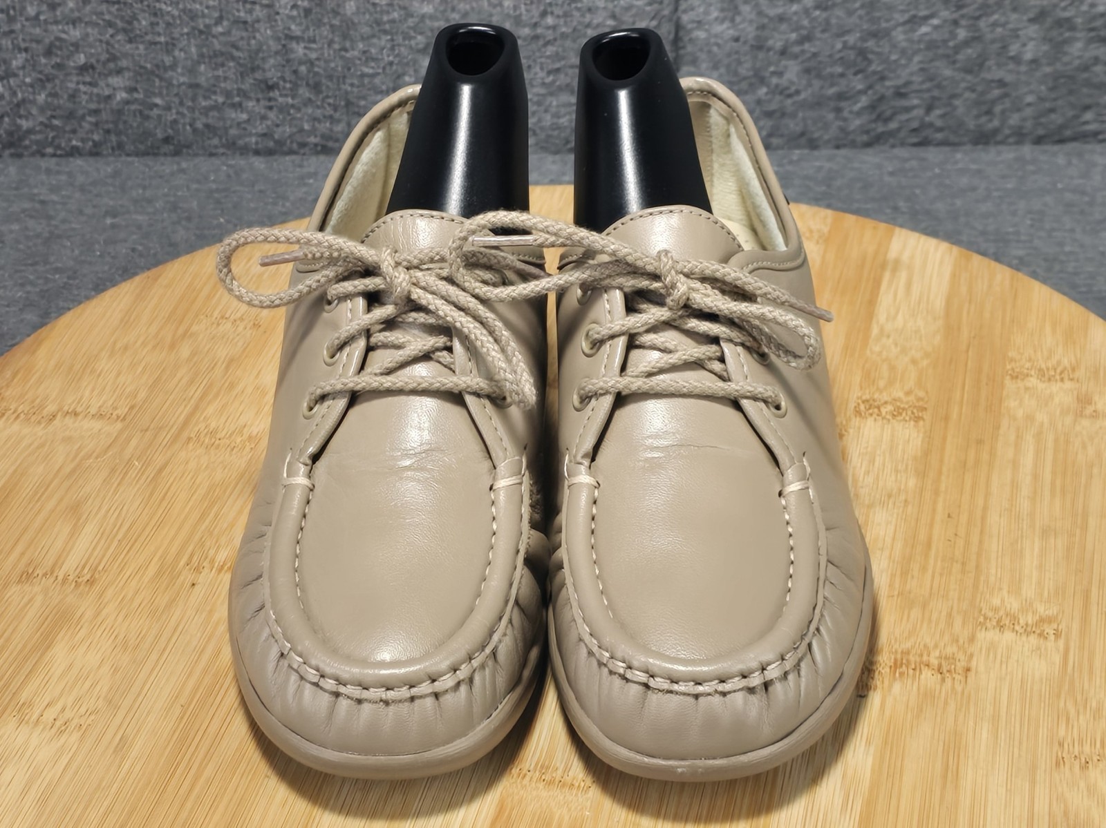 SAS Siesta Women’s Size 6.5 M Shoes Mocha Leather Lace Up Comfort Made in USA