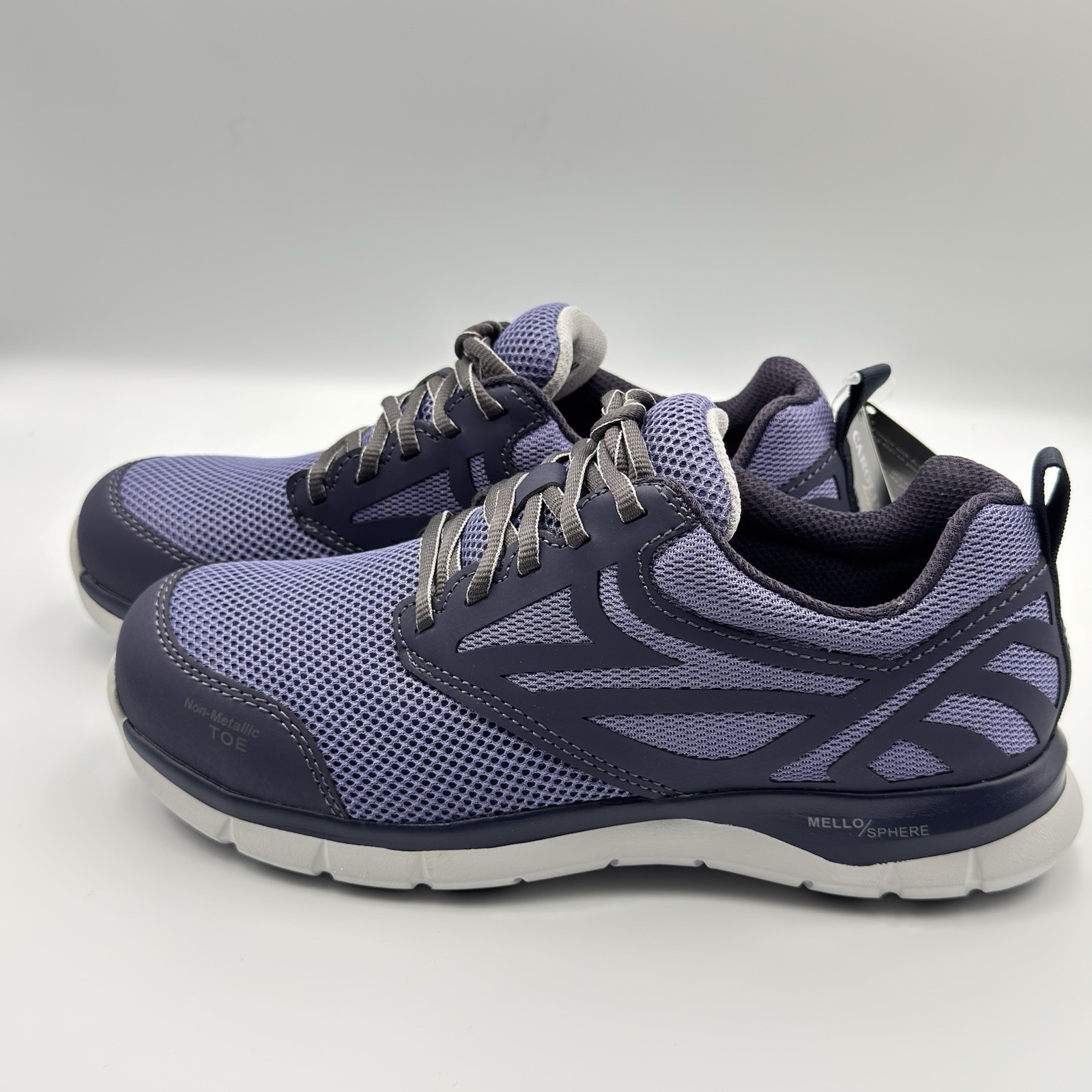 Carolina Shoes Women’s 9 M Purple Lace Up Safety Composite Toe Work Sneaker