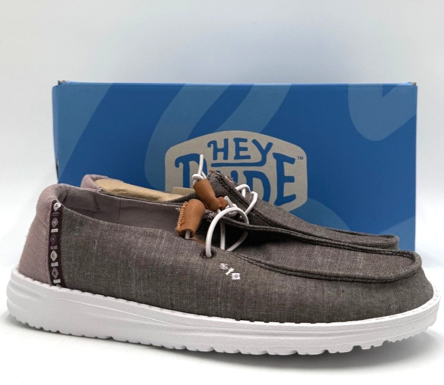 Hey Dude WENDY CHAMBRAY BOHO Women’s NEW Casual Slip On Black Multiple Sizes