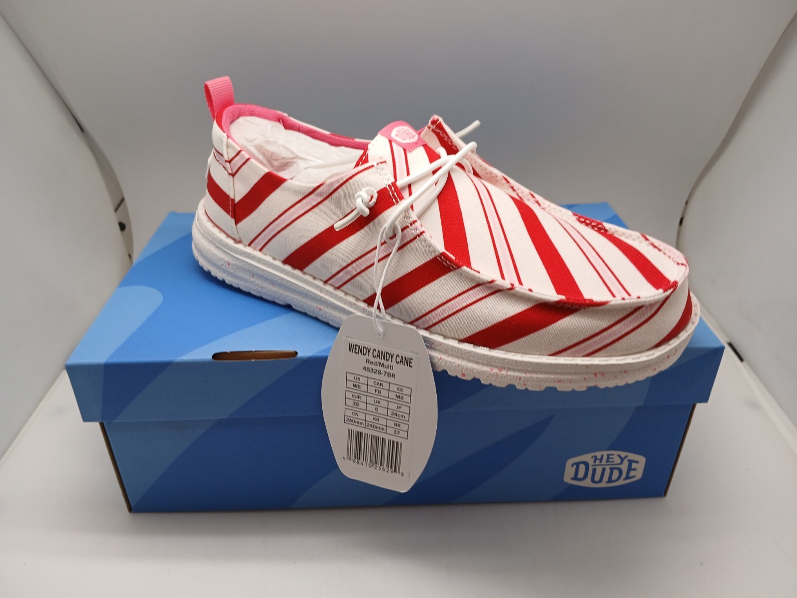Hey Dude Wendy Funk Candy Cane Limited Edition (Choose Size)