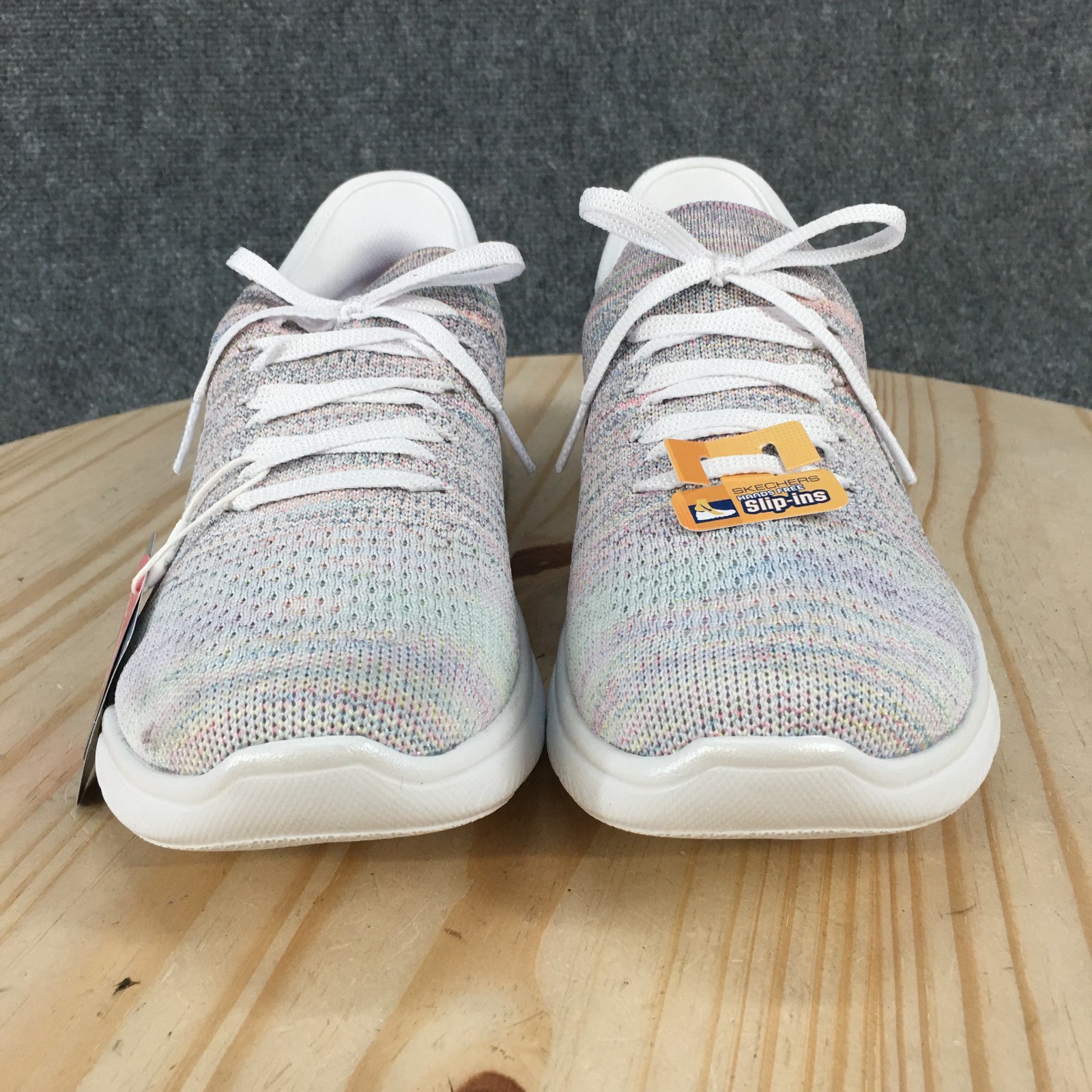 NEW Skechers Slip Ins Shoes Womens 10 Summits-Mystic Glow Sneakers White Multi