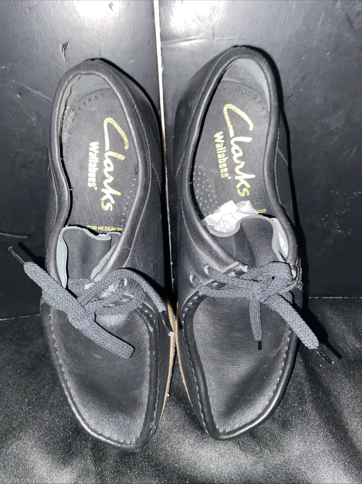 vtg clarks wallabees womens size 10 0 10 57 32241 ireland leather gum sole
