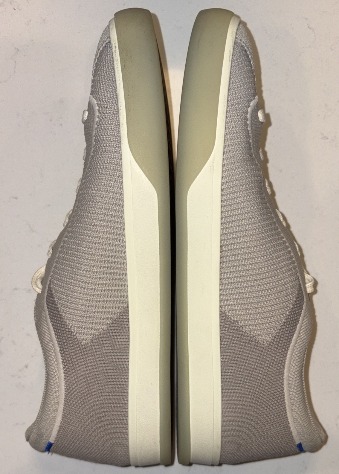 Rothy’s The Lace Up Sneakers Blonde Comfort Knit Shoes Walking Women’s 11 (K-D5)