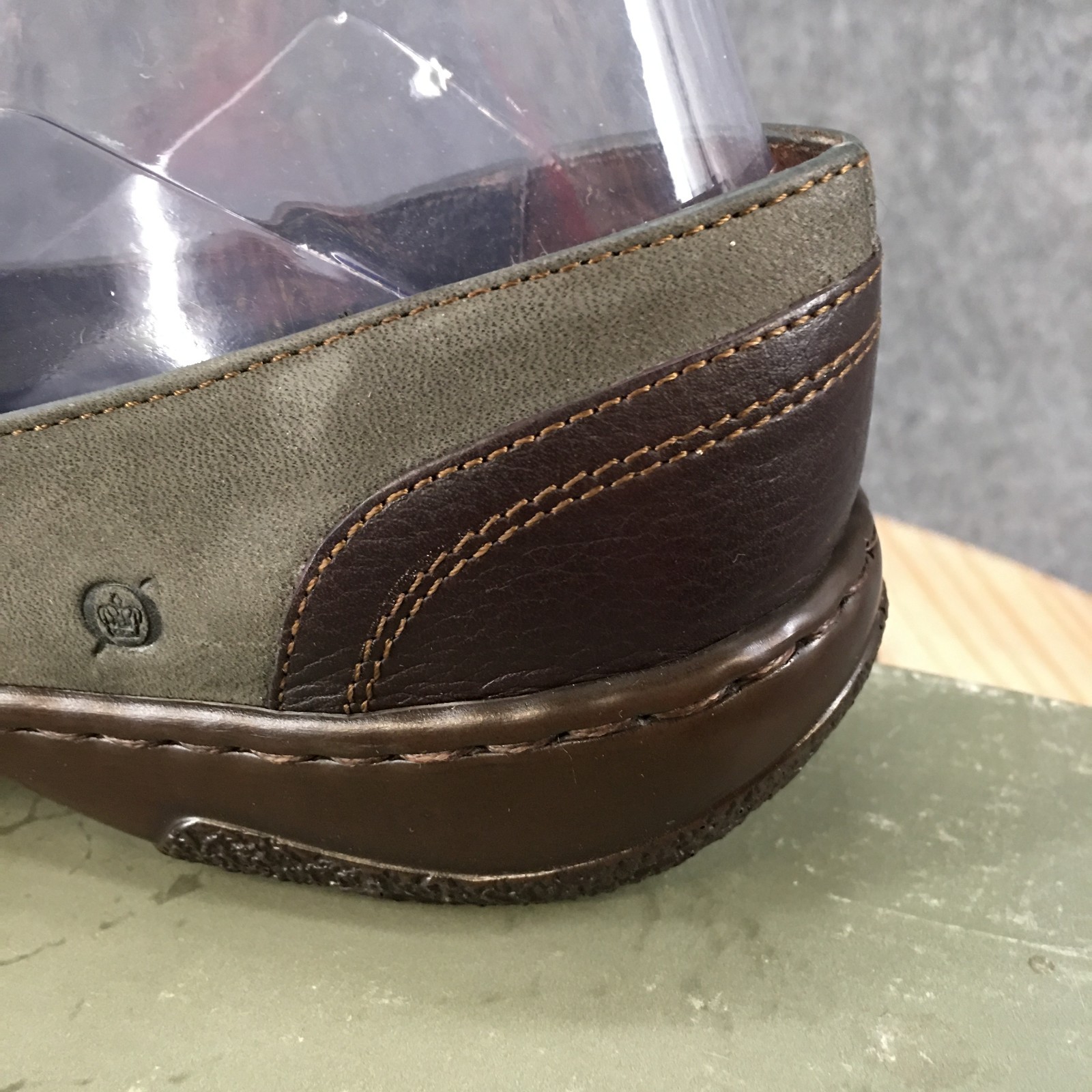 Børn Kiltie Fringe Loafer Shoes Womens 8 M Button Low Casual Leather Brown NEW