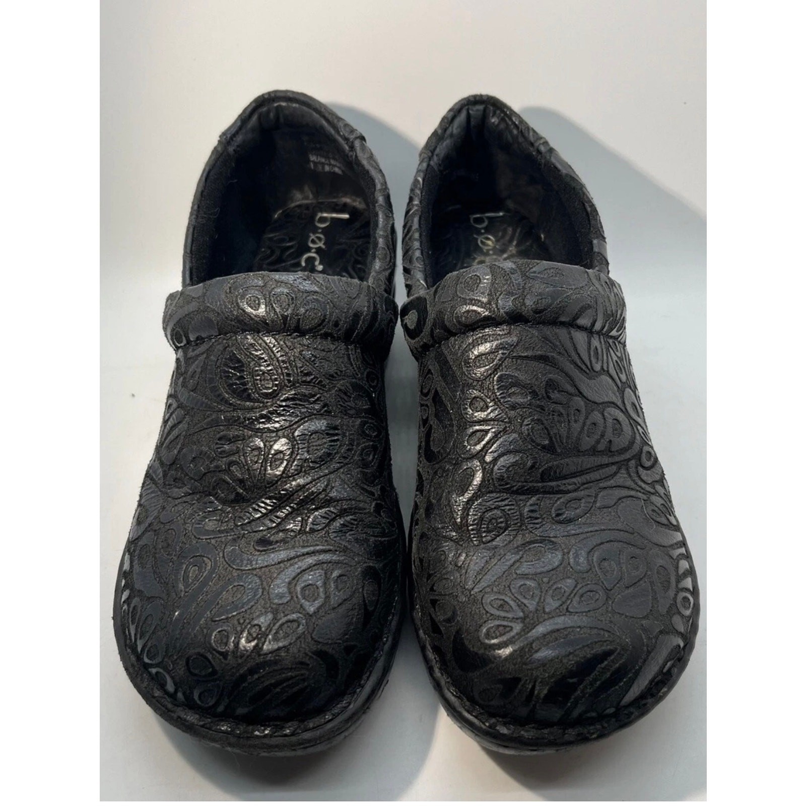 Boc Born Slip On Clogs Slides Size 6 Black Peggy Comfortable Everyday Activewear