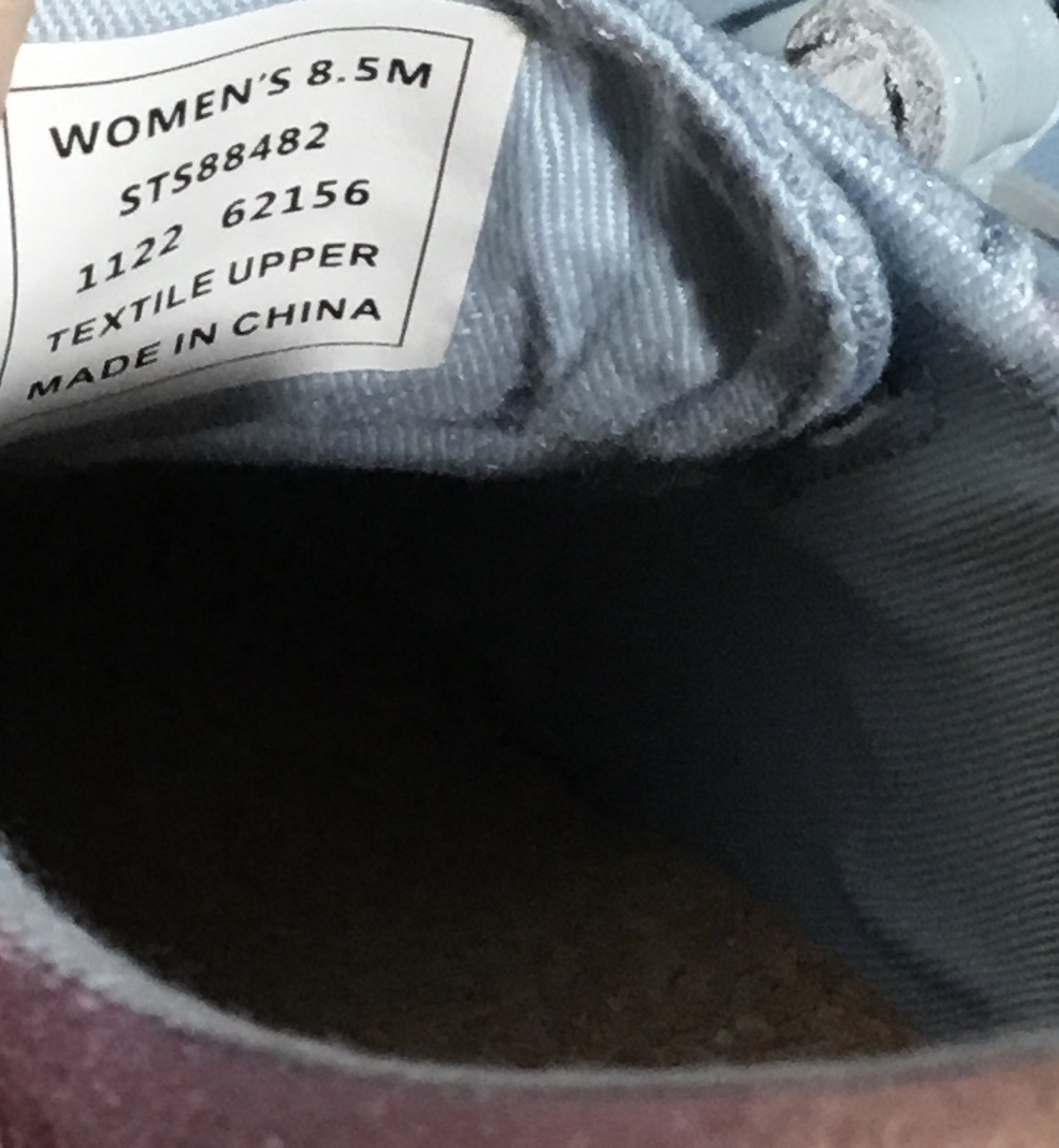 Sperry Crest Vibe Shimmer Sneakers Women’s 8.5 Blue Purple Ombré Slip On Shoes