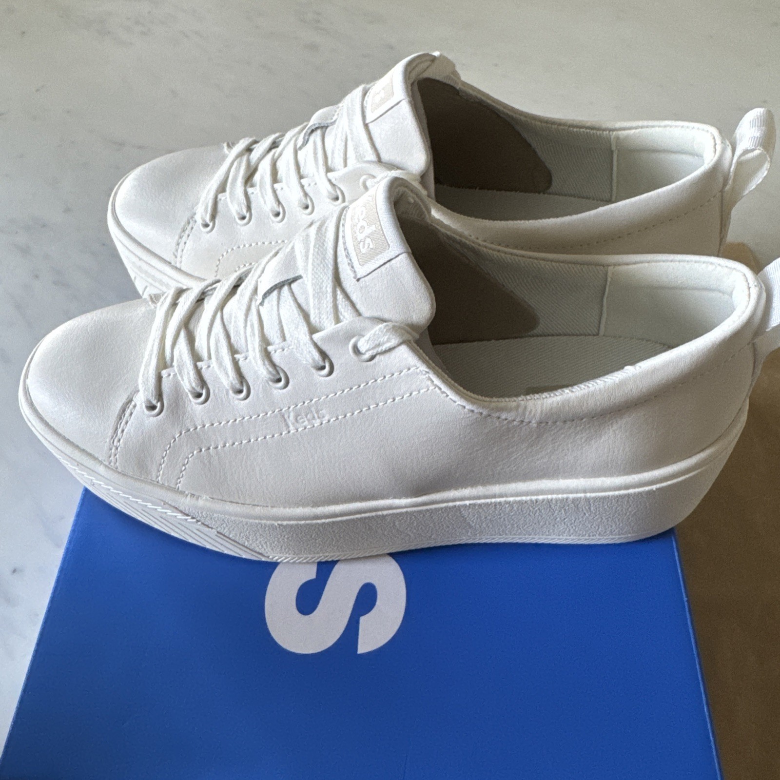 Keds Skyler Leather/White Women’s Size 7 Sneakers New