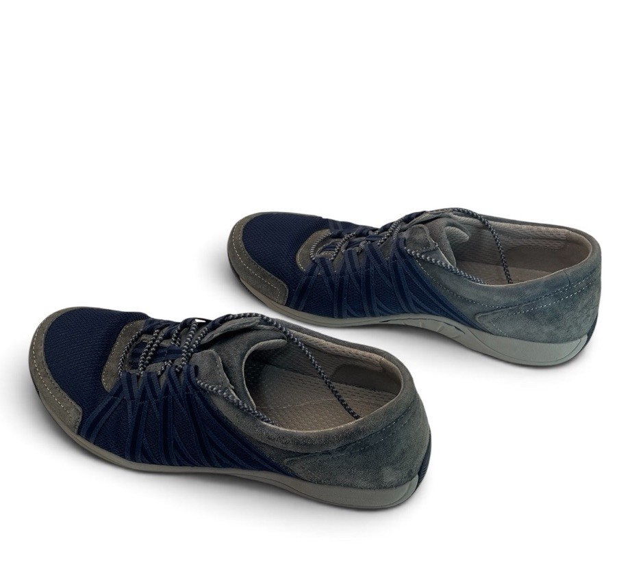 Dansko Honor Walking Shoes Womens EU 40 US 9.5-10 Navy Gray Leather Mesh Comfort