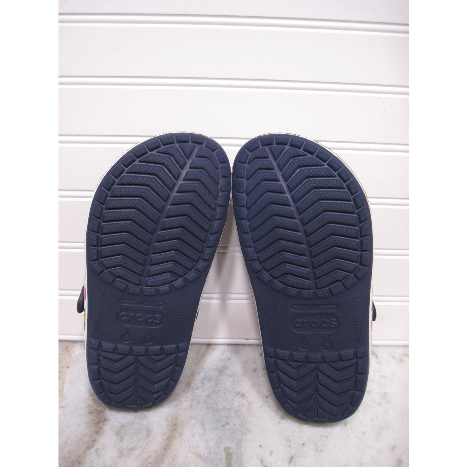 Mickey Mouse Unisex Adult Crocs Blue Size M4/W6