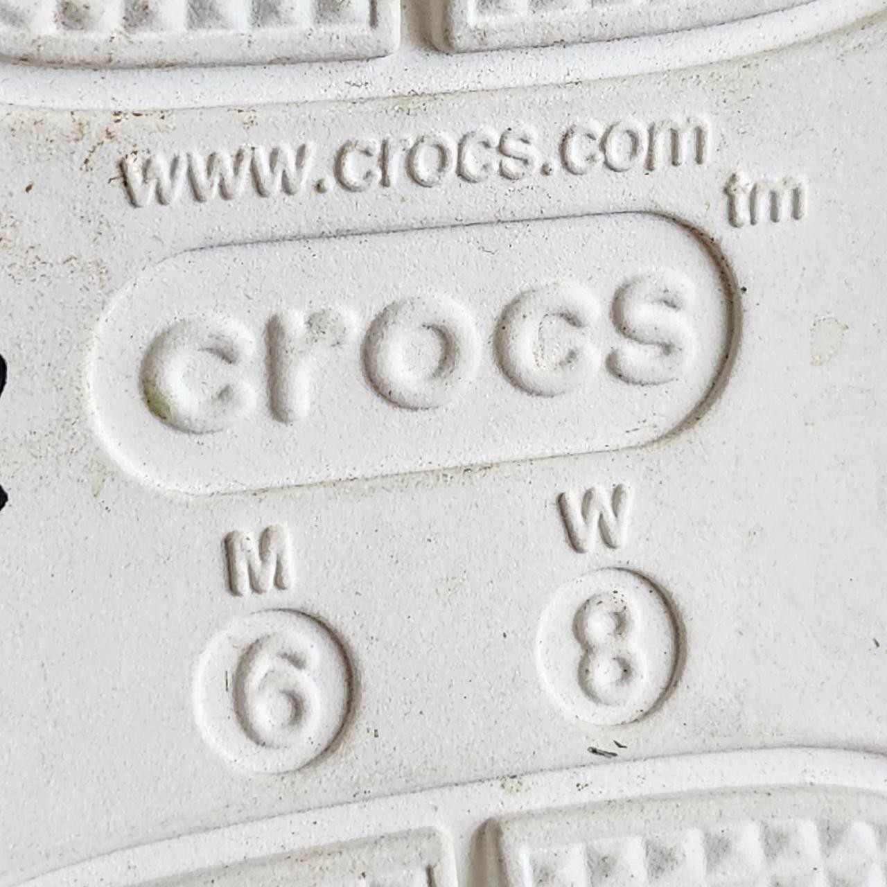 Crocs Women’s White and Cream with Chunky Sole