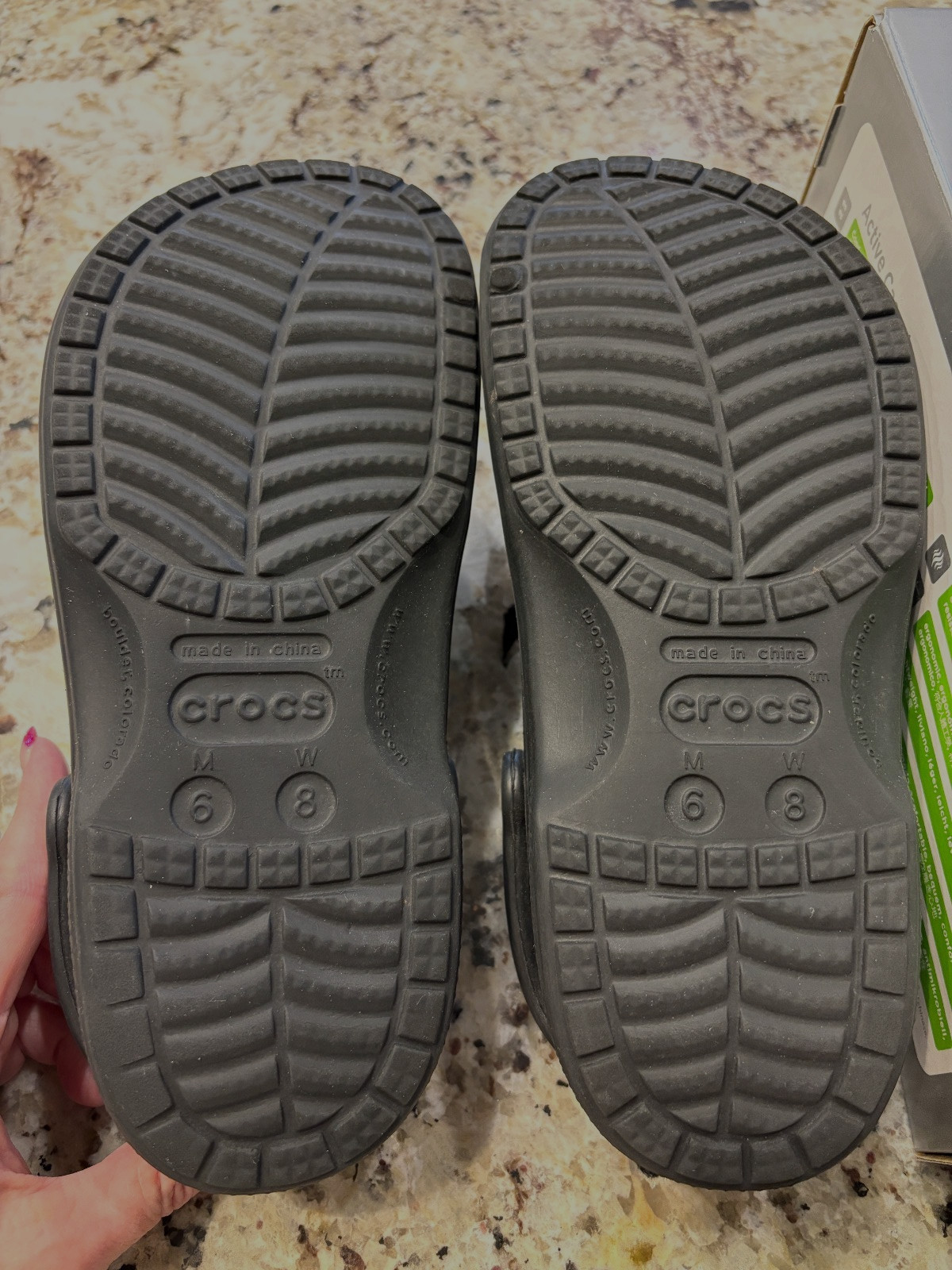Crocs Baya Clogs M6/W8 Black; Crocs Cut Out; Original Box with Tag