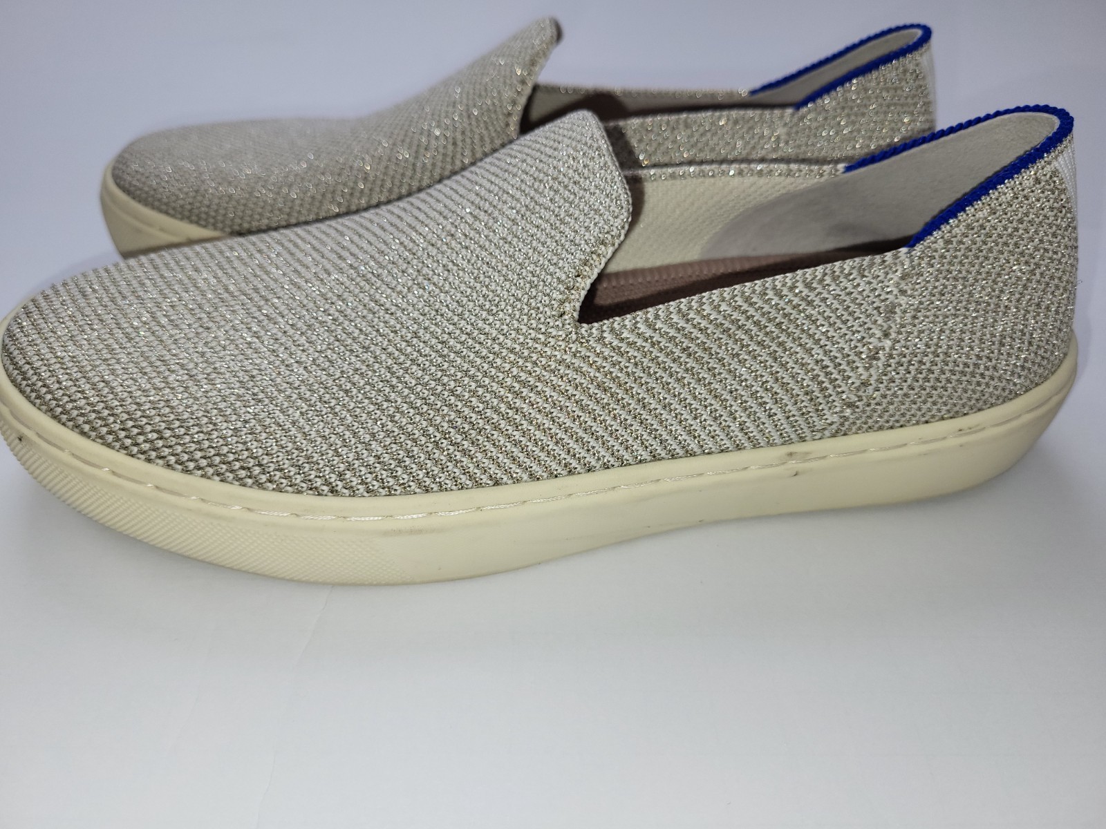 Womens Rothy’s The Slip On Sneaker size 6 diamond twill