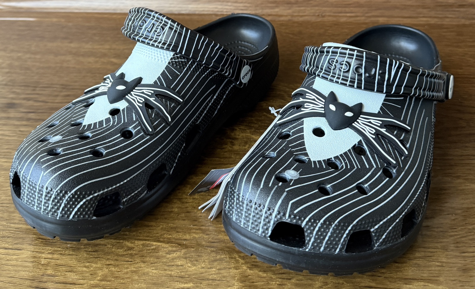 Disney Nightmare Before Christmas Jack Skellington Halloween Clog Crocs Size 11
