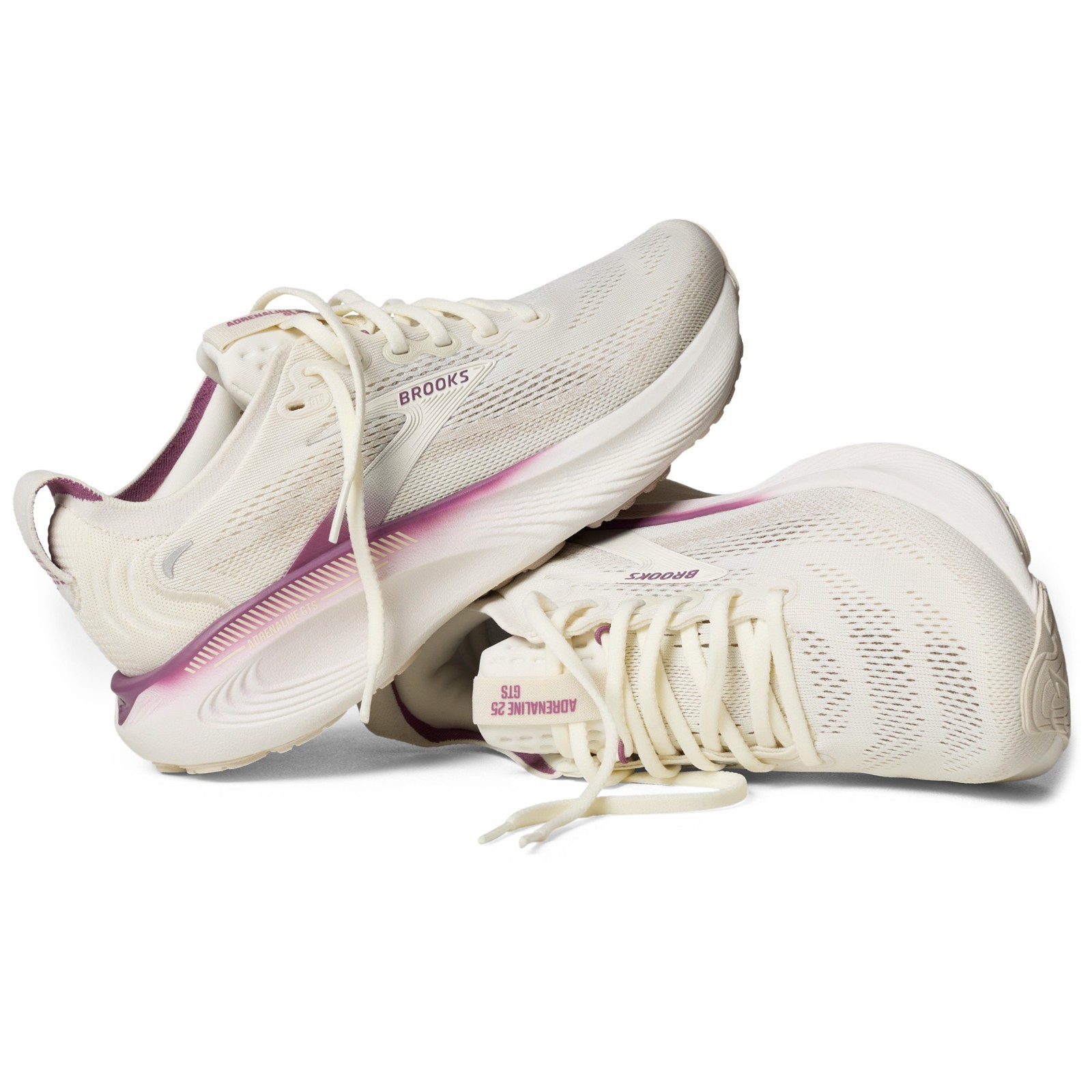 Brooks Adrenaline GTS 25 Road-Running Shoes – Women’s, Color: Coconut/Argyle