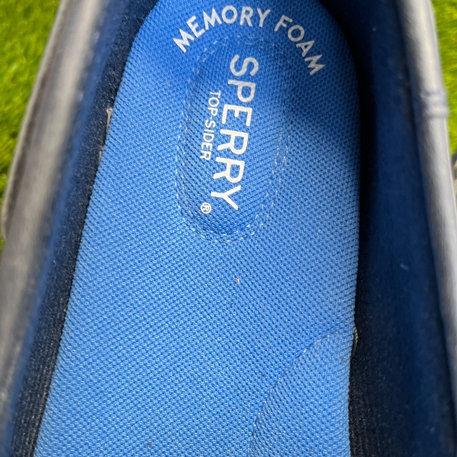 Sperry Bluefish Womens Size 9.5 Blue White Walking Comfort Stripe Boat Shoes
