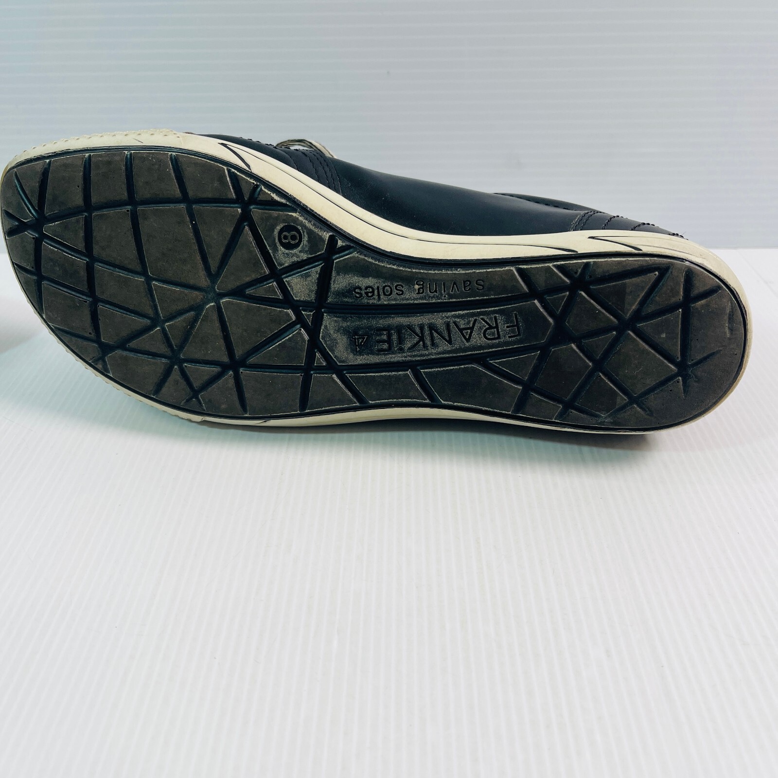 FRANKiE4 Ellie III Black Leather Sneakers Women’s AU 8 Orthotic Comfort Shoes