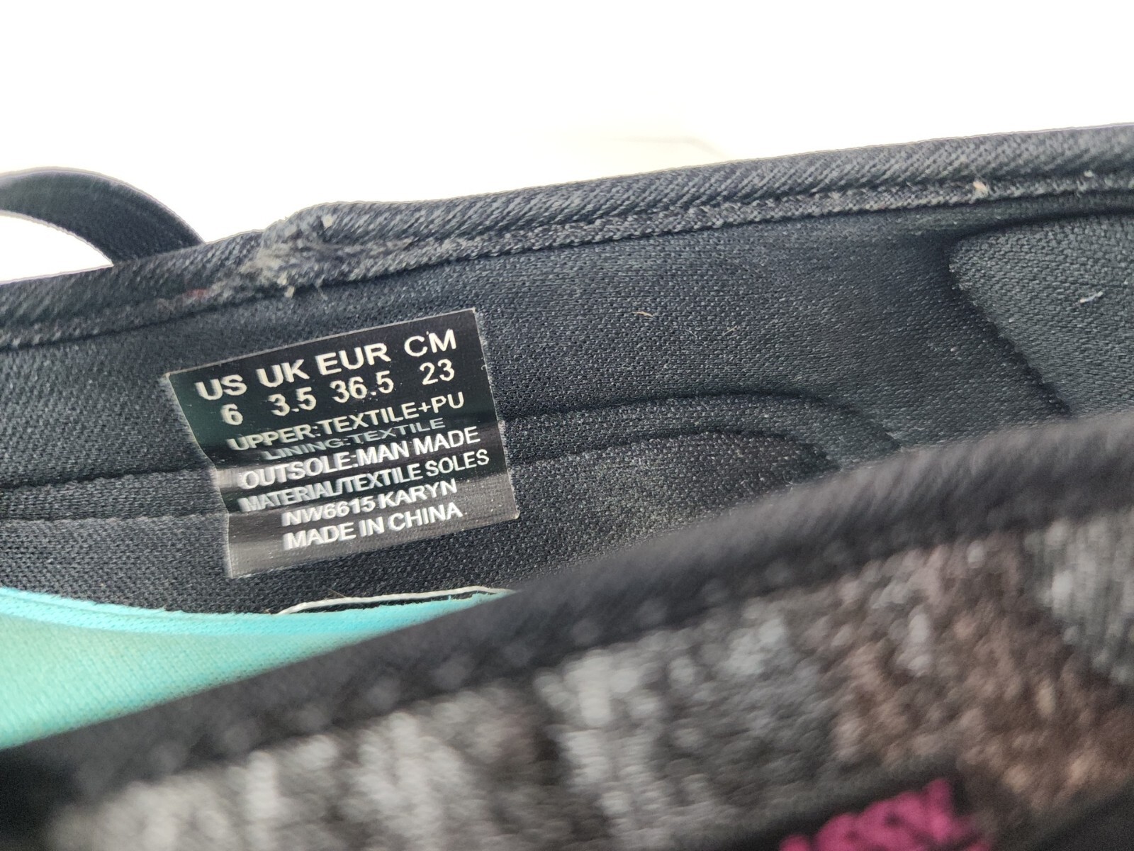 US Polo Assn Women’s Size 6 Slip On Gray/Black Comfort Activewear Strappy Shoes