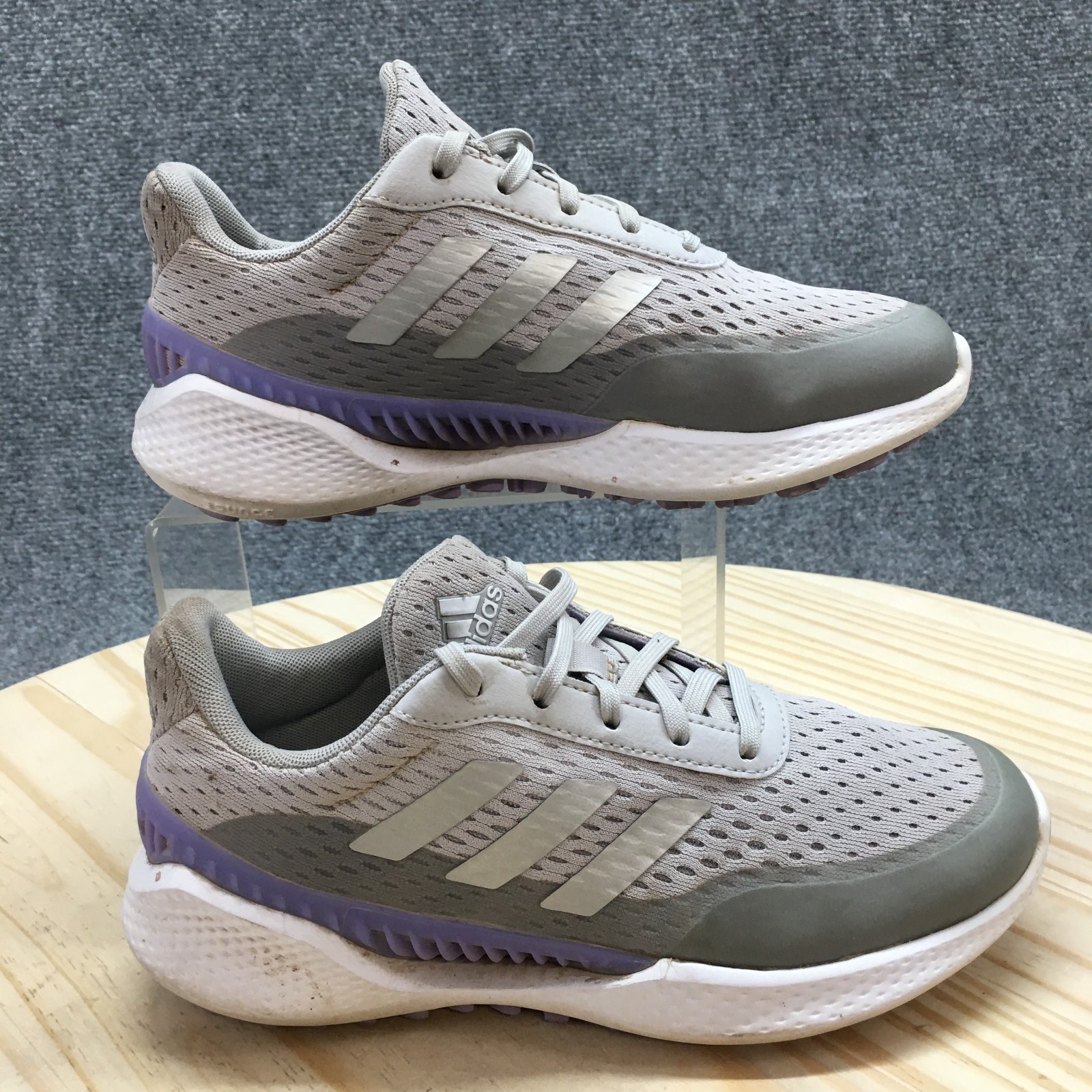 Adidas Sneaker Womens 6 Gray Summervent Athletic Golf Spikeless Laced Up Casual