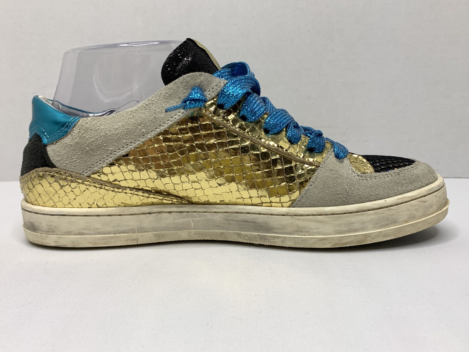 P448 Queens You Can Surf Later Metallic Low Top EU37 Sneakers P81