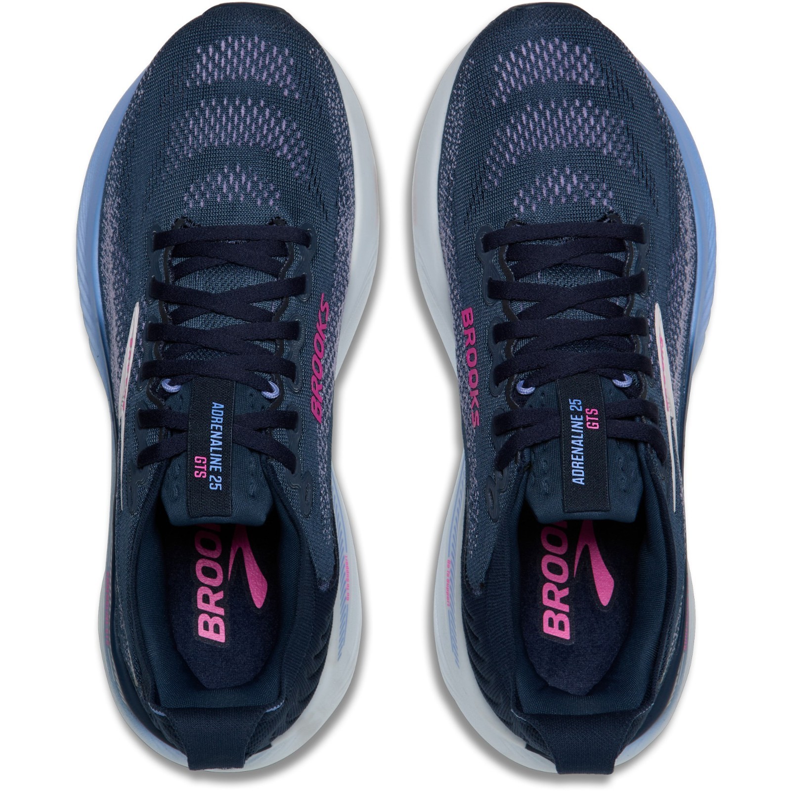 Brooks Women’s Adrenaline GTS 25 Road-Running Shoes Spellbound/Blazing Bell/Pink