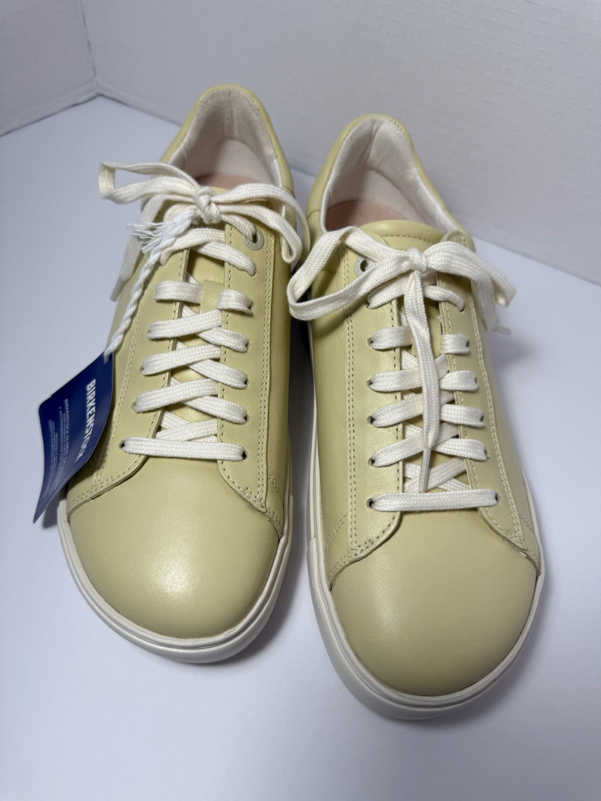 Birkenstock Bend Low Womens Shoes SZ 8 / 8.5 Comfort Butter Leather Sneakers NWT