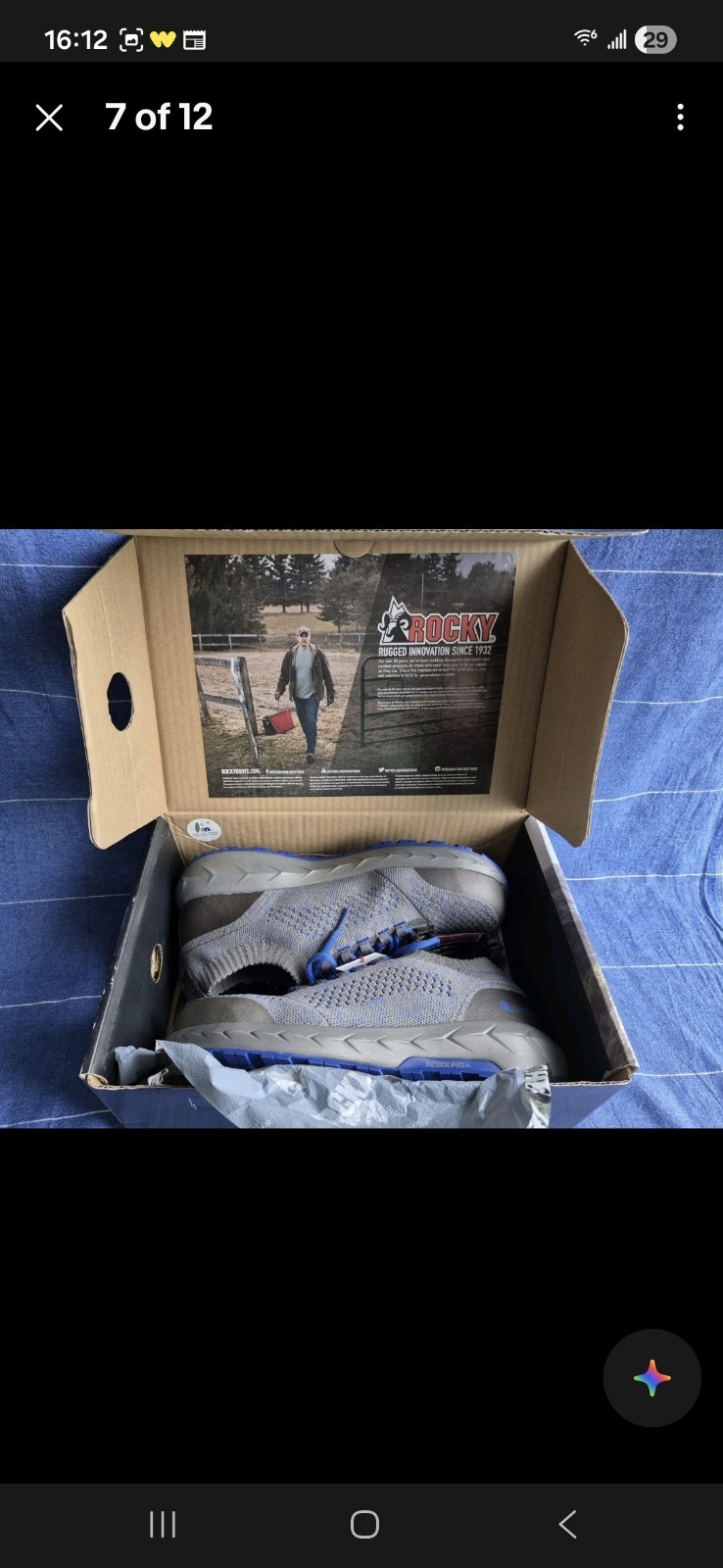 ROCKY COMP TOE NO SLIP WORK SHOES VOL DISC 2/$40 3/$52.5 4/$60 9/9.5/10 BNIB!