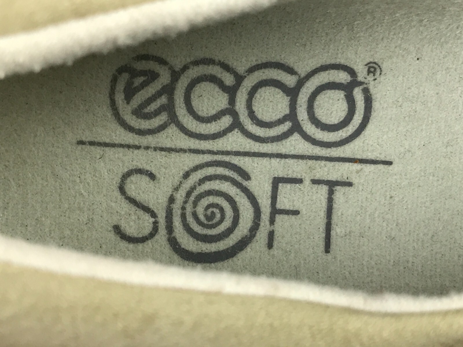 Ecco Womens Beige Leather Round Toe Casual Mary Jane Shoes Size EUR 36 US 5.5