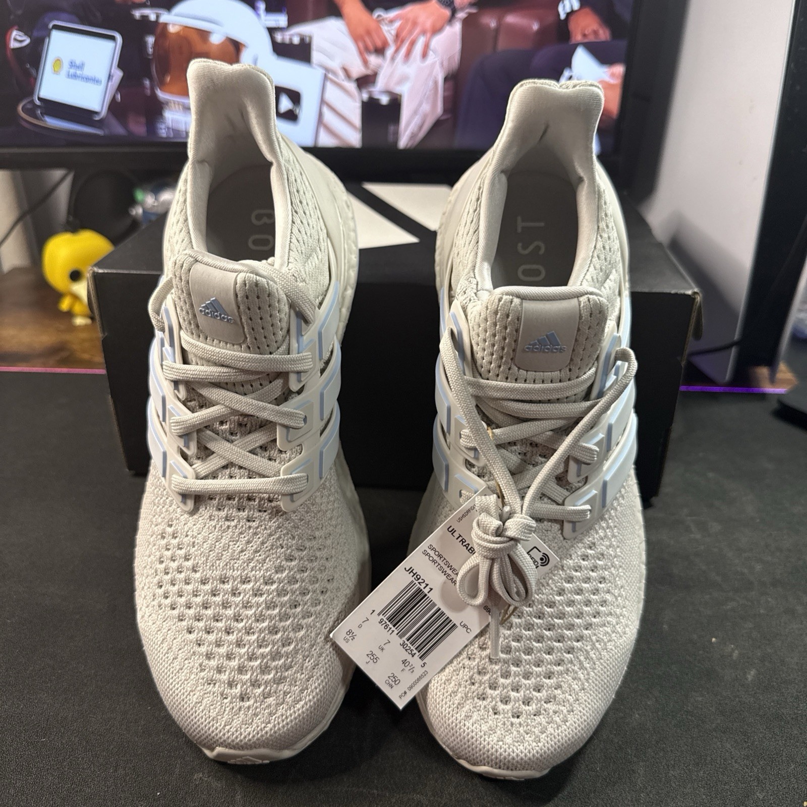 adidas Ultraboost 1.0 – Women’s (Grey/White/Blue)
