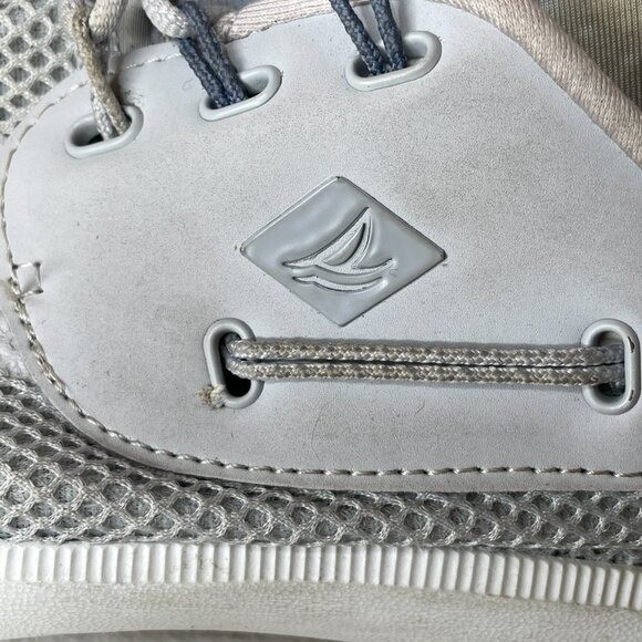 Sperry Top-Sider Women’s 7 Seas 3-Eye Gray Boat Shoes Sneakers Size 7