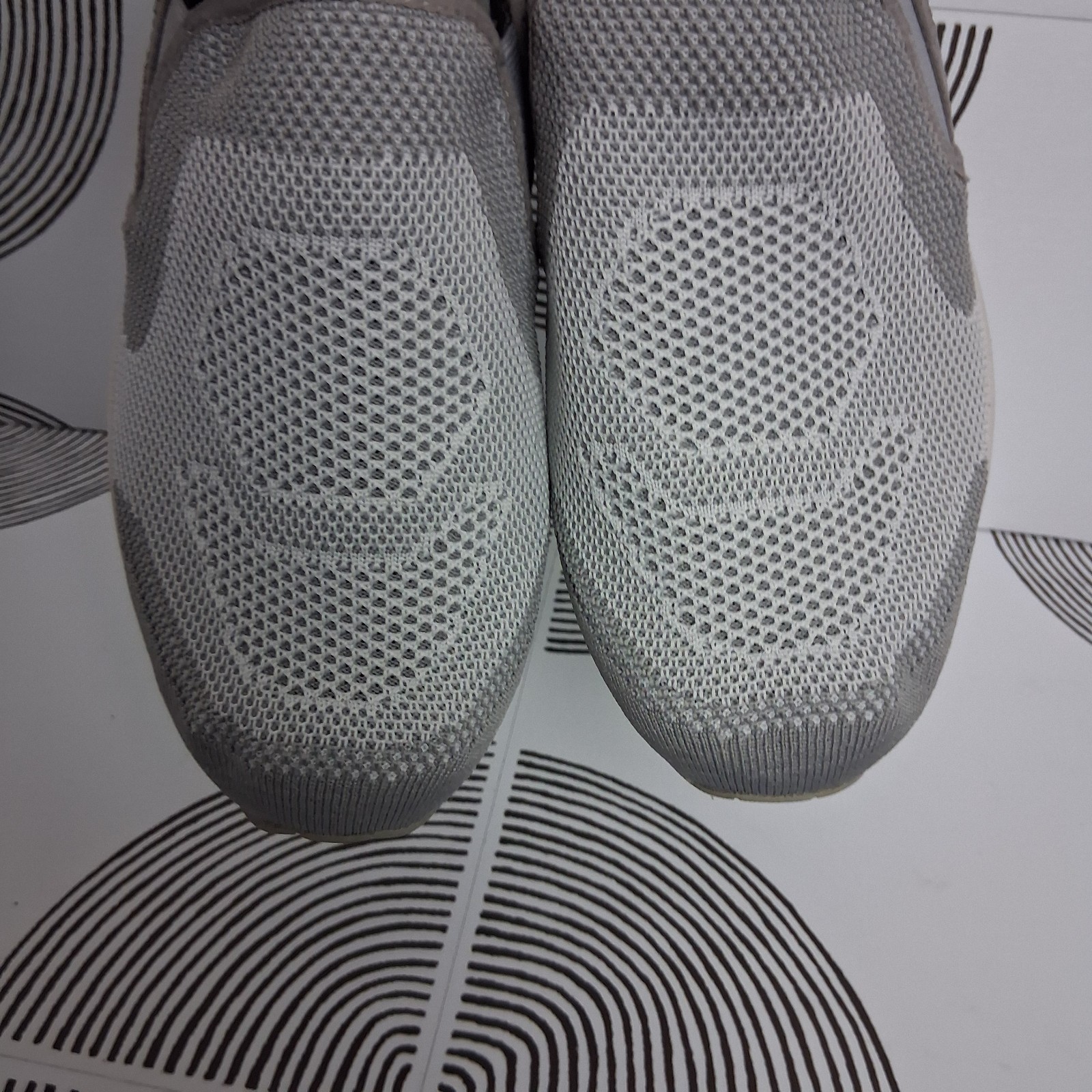 Easy Spirit Womens 10WW Gray Takeknit 2 Slip On Comfort Mules Clogs Casual Shoes