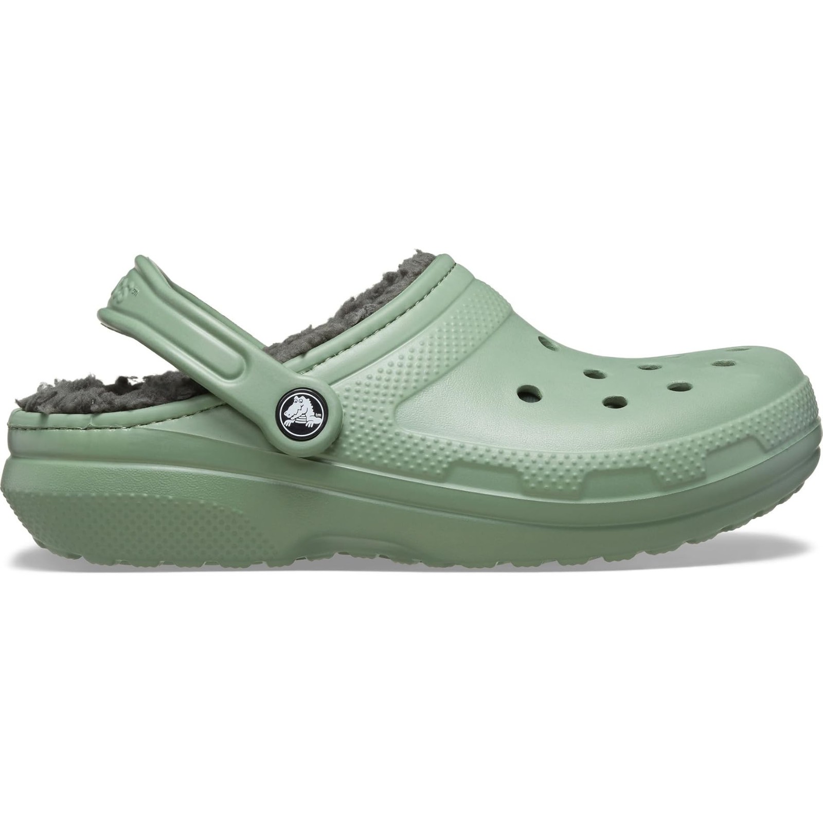 NEW Crocs Unisex M6/W8, M7/W9, M8/W10 Classic Lined Clog – Moss/Multi