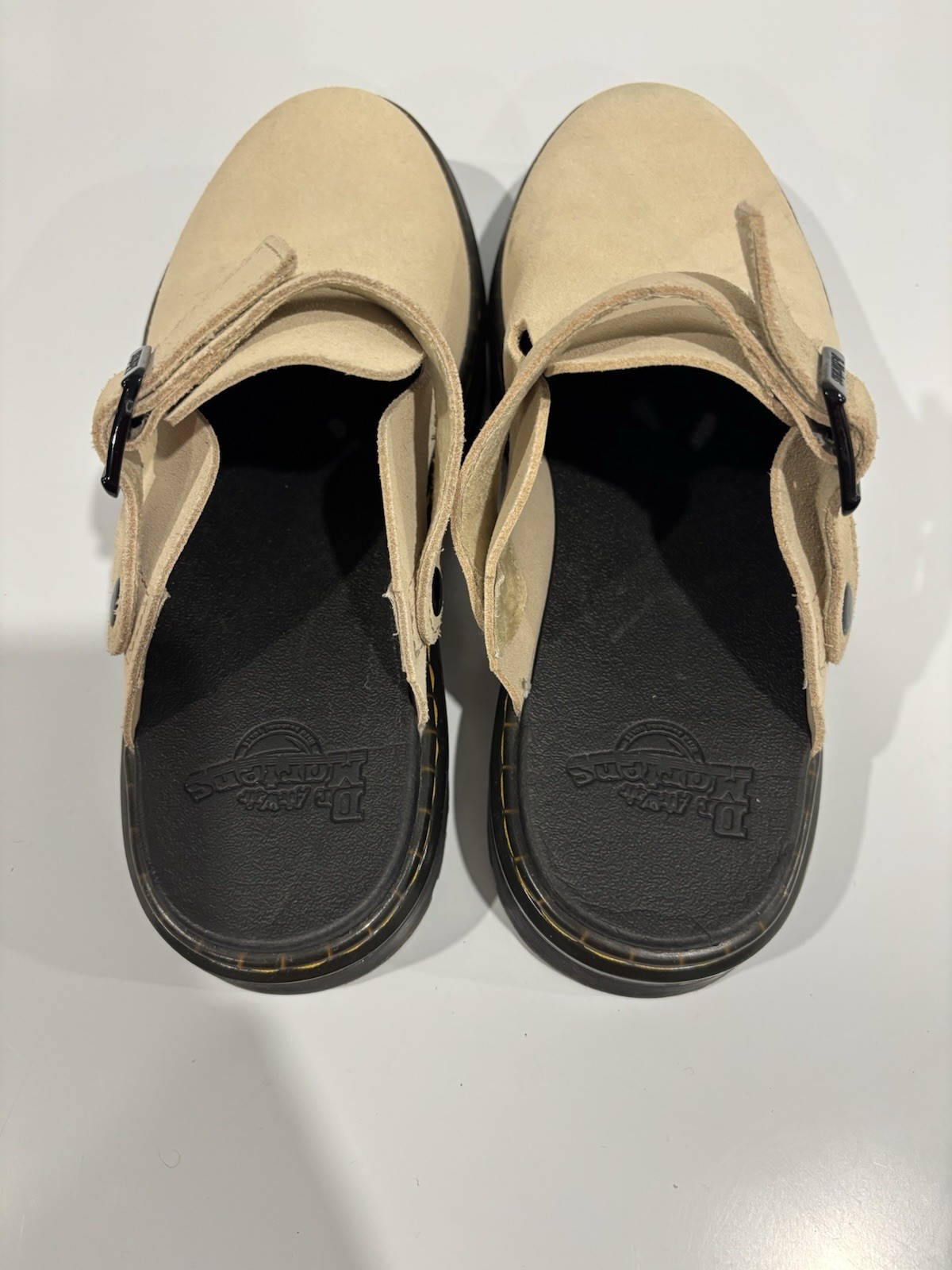 Doc Dr. Martens Carlson Slingback Clogs Mules EU 39 Women’s US 8 UK 6 Warm Sand