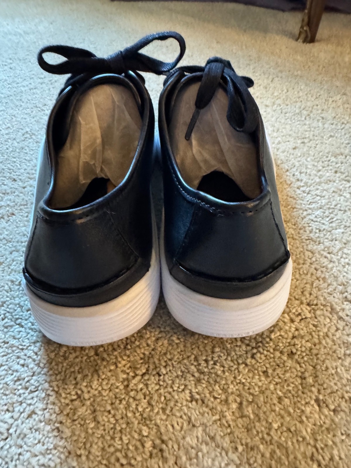 Cole Haan Black Leather Sneakers Size 6