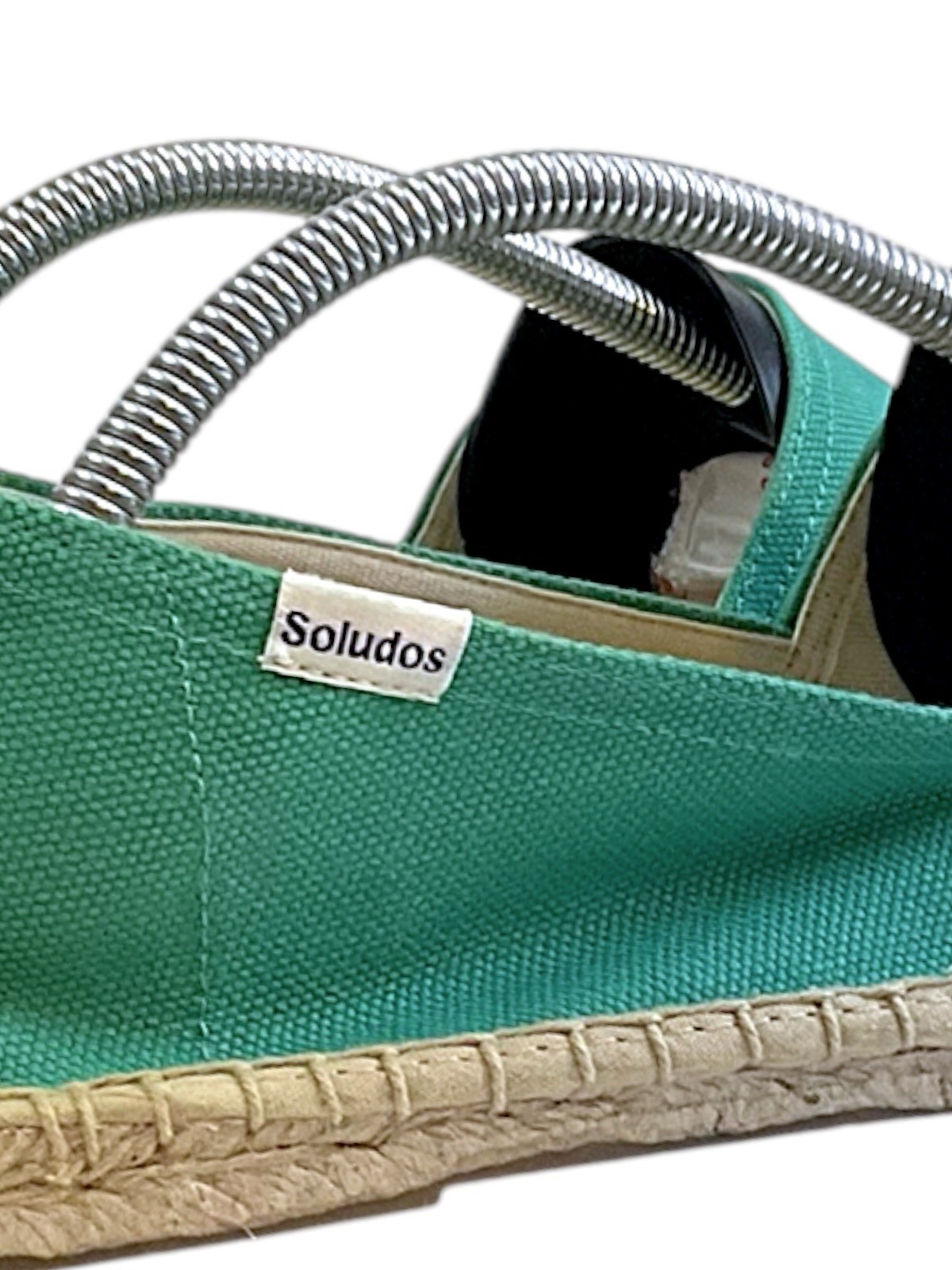 Soludos Original Espadrille Dali Shoes Women’s Size 11 Green Canvas Slip On