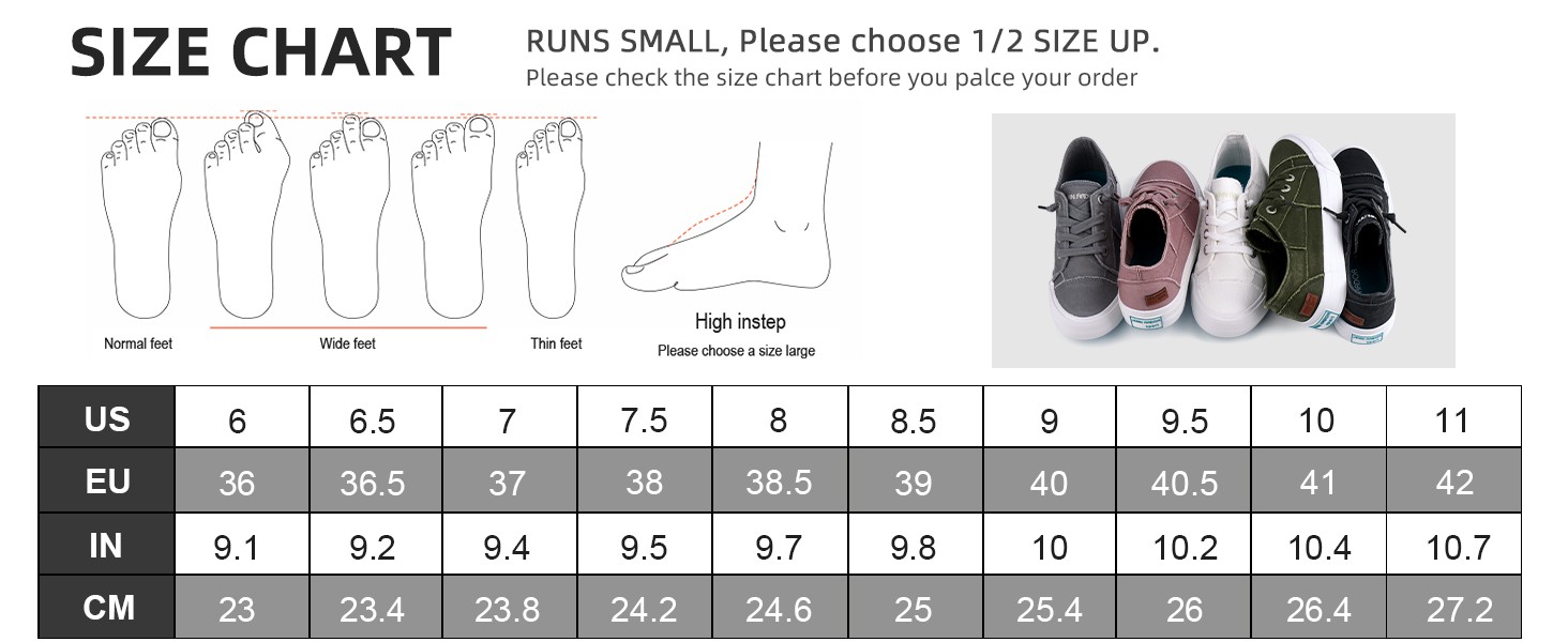 JENN ARDOR Slip On Canvas Shoes Women Low Top Fashion Sneakers Walking Flats