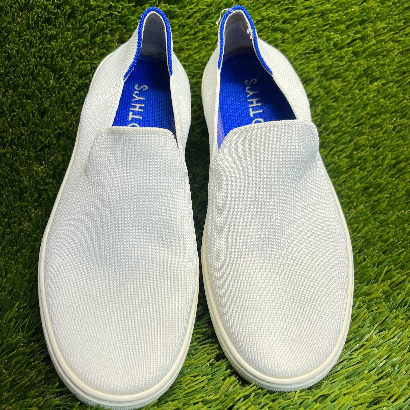 Rothy’s The Original Womens Size 7 White Casual Walking Slip On Shoes Sneakers