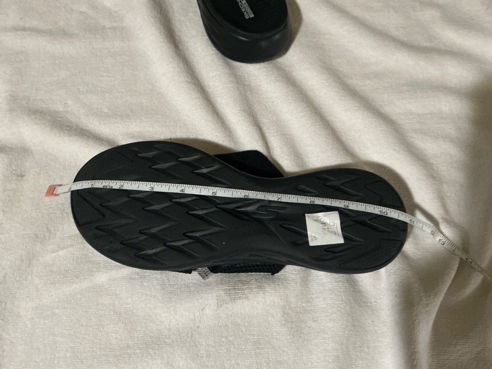 skechers, womens size 9, black slip ons