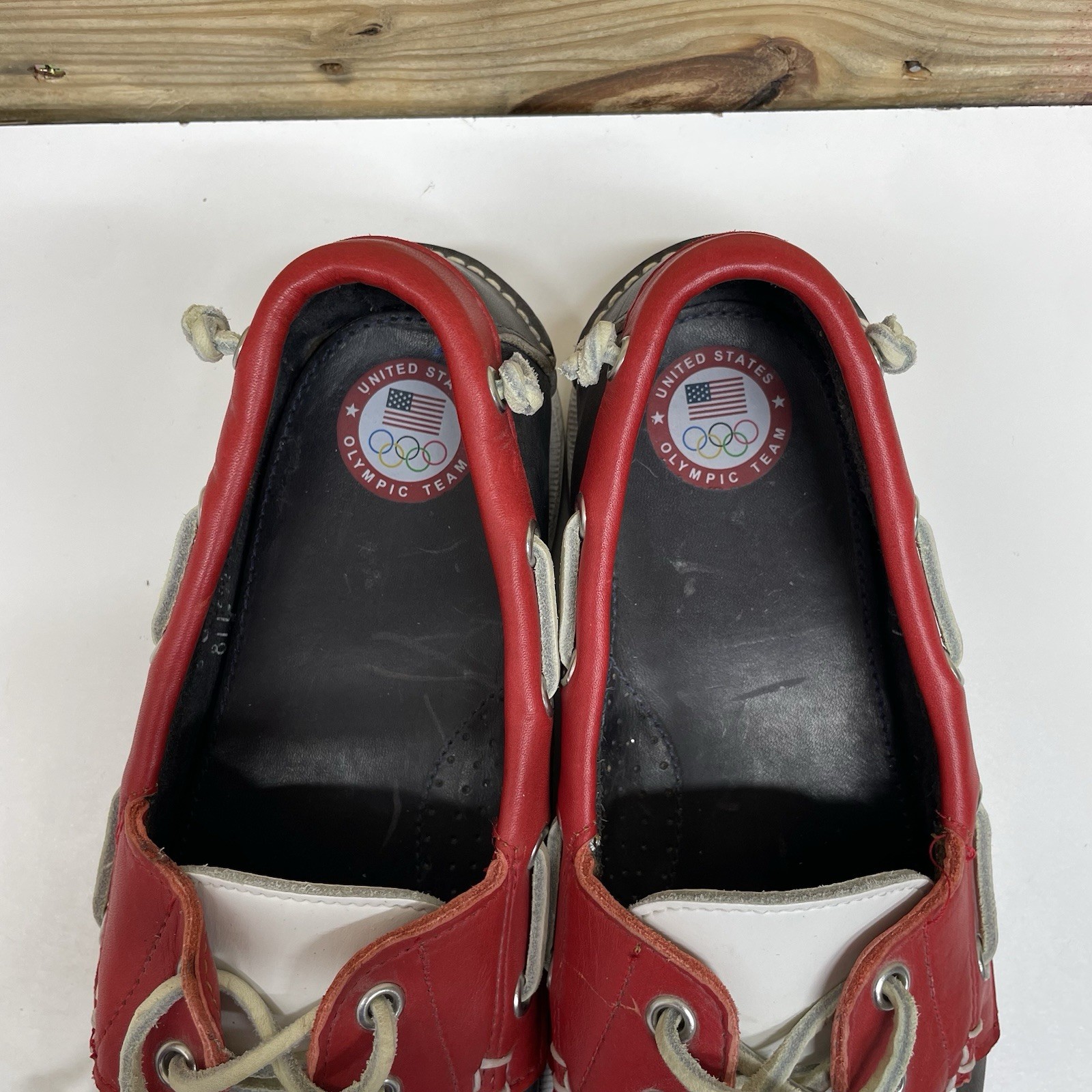 Ralph Lauren United States Olympic Team Nautical Comfort Boat Shoes Men’s Size 8