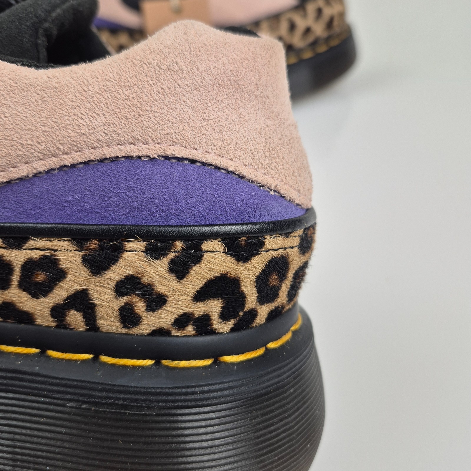 Dr. Martens BUZZ 5-Eye Leopard Spot Hair On & Suede Shoes Women’s Size 7 Print