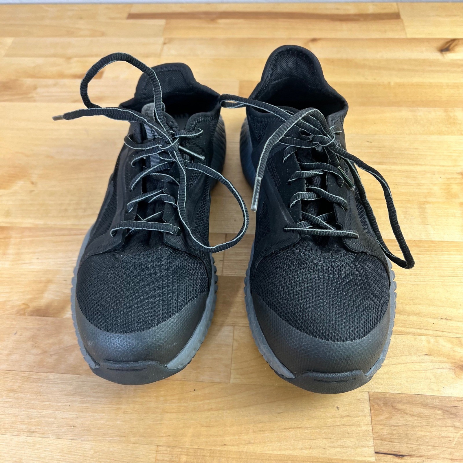 Reebok Flexagon 3.0 Work Shoes Black Composite Toe Safety Sneaker Ws 6 NO INSOLE