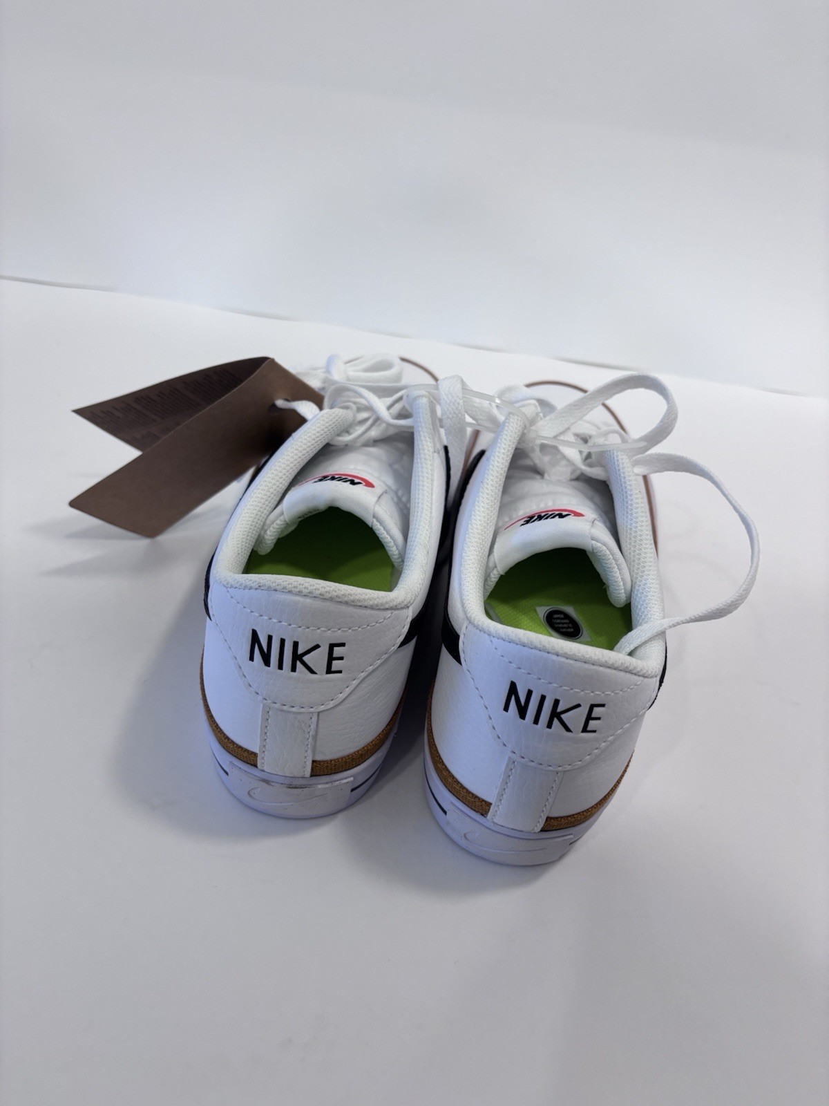 Nike Court Legacy Next Nature Womens Shoes Sz 10.5White Leather Lace Up Sneakers