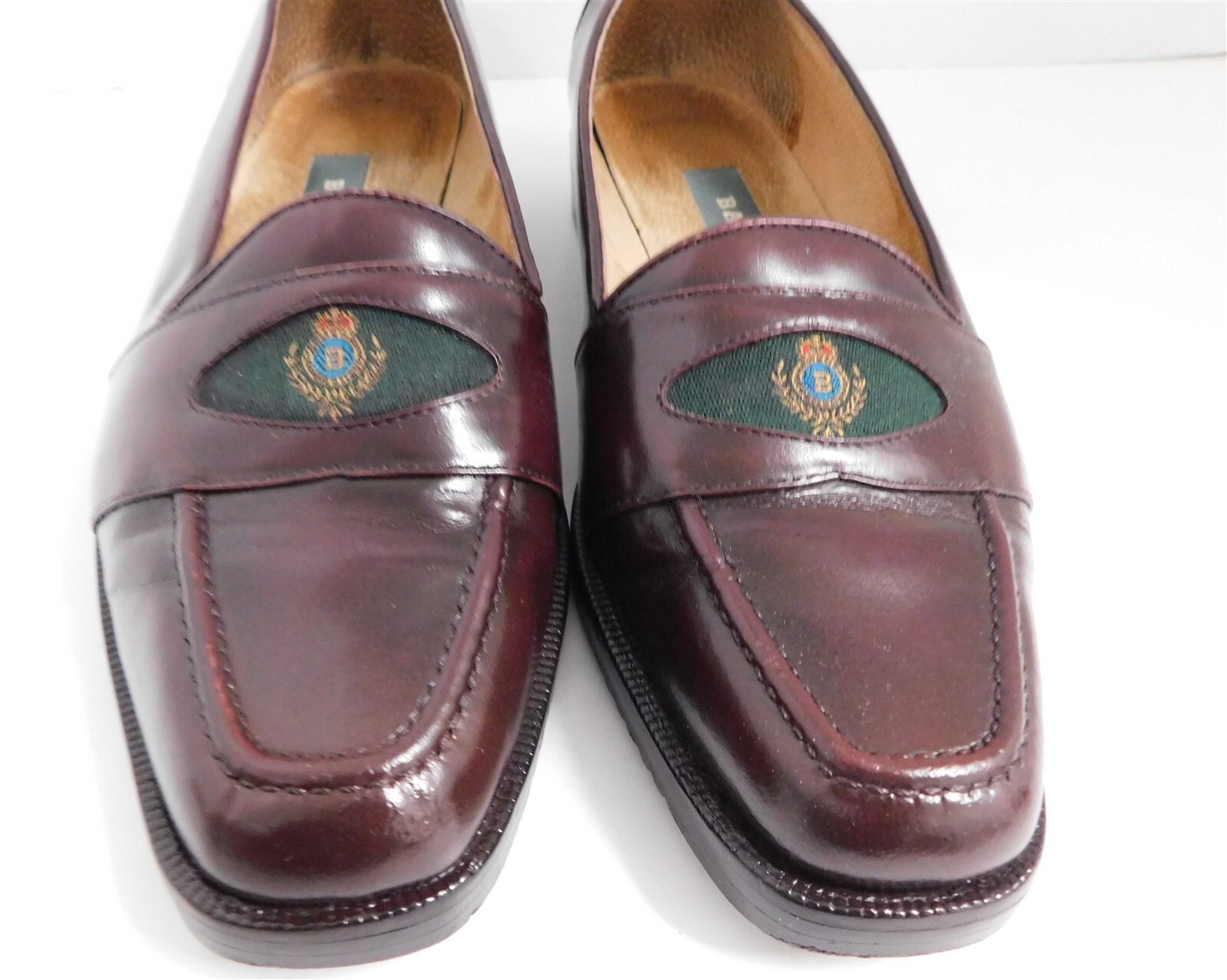 Bally Licencia Burgundy Leather Loafers 6.5 M