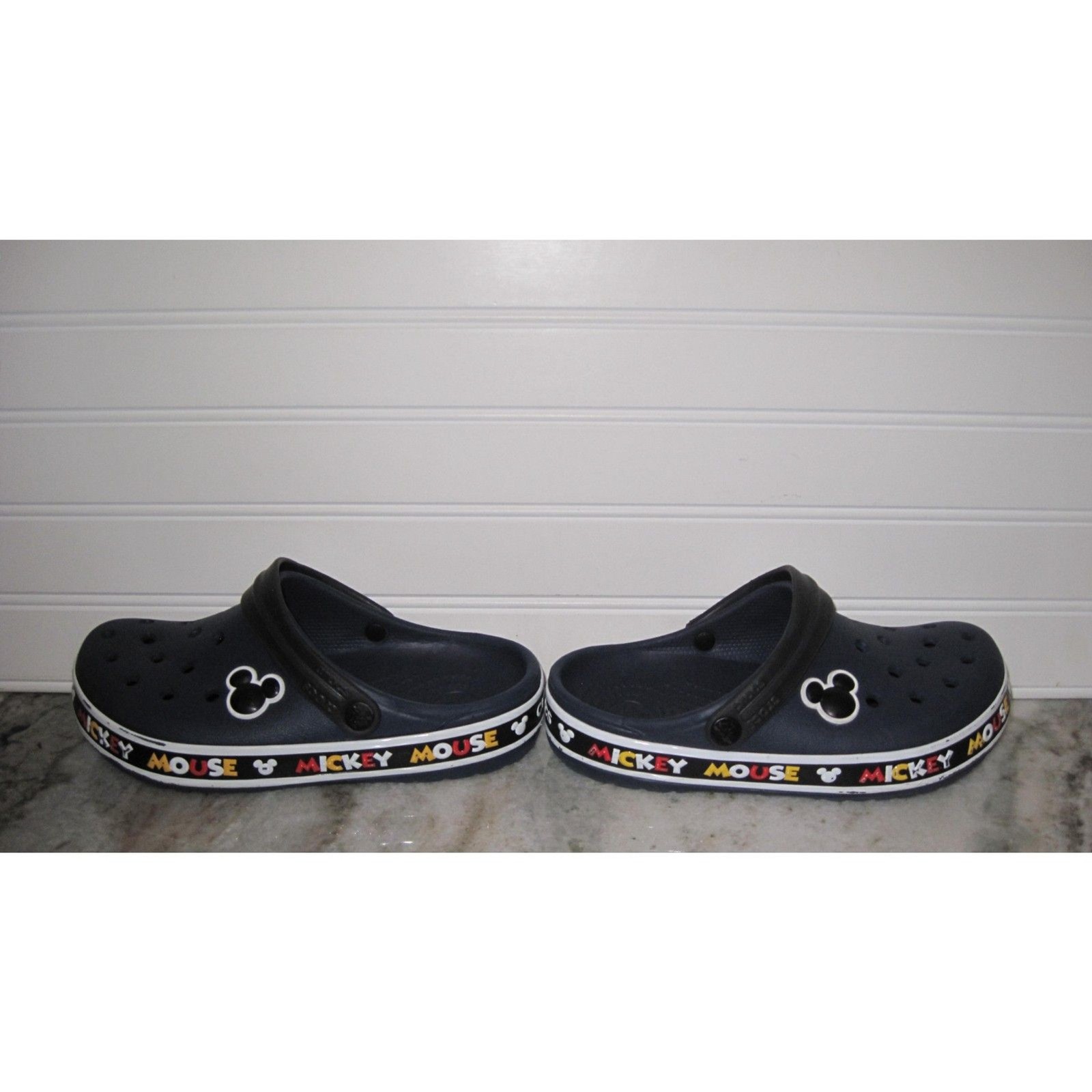 Mickey Mouse Unisex Adult Crocs Blue Size M4/W6