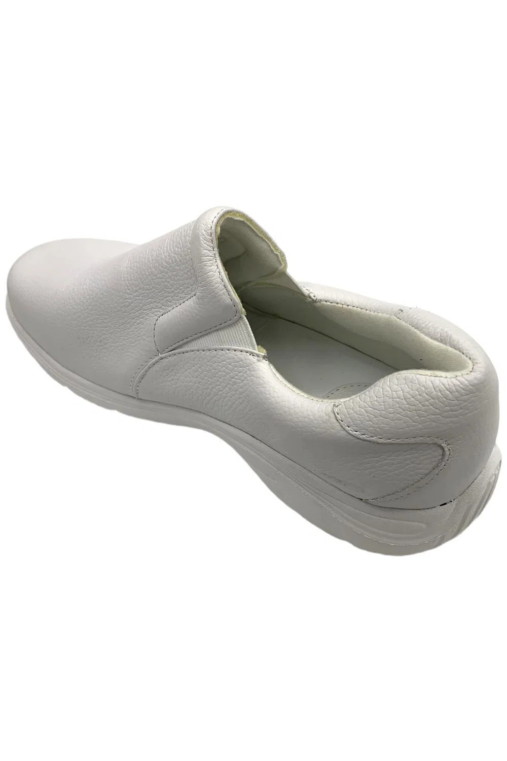 Nurse Mates Women’s Dove Slip-On Leather Work Sneakers White